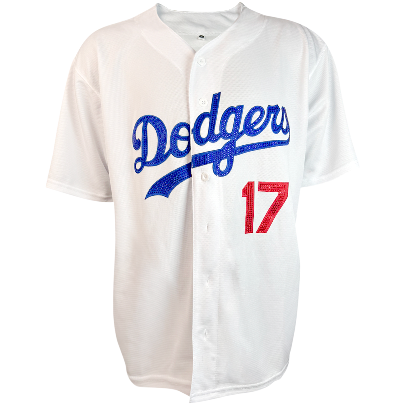 [NO LOGO] Los Angeles Dodgers Limited Edition Diamond Embroidered Jersey #17 Shohei Ohtani - Jersey