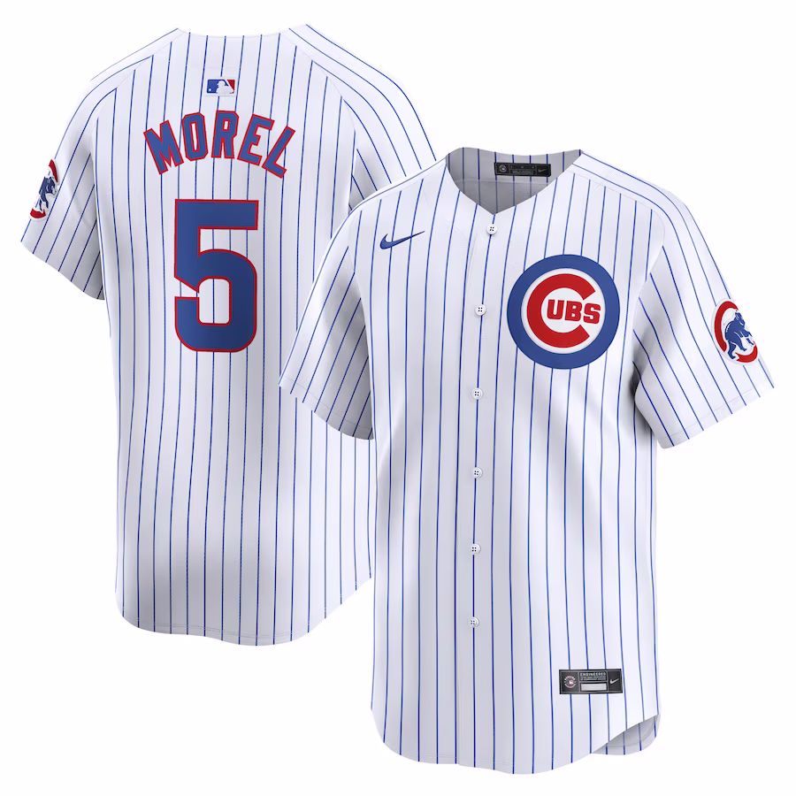 Men's Chicago Cubs Christopher Morel Nike White Home Limited Player Jersey - Jersey