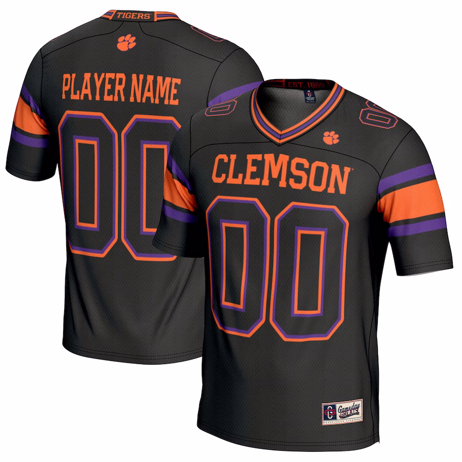 Clemson Tigers GameDay Greats Youth NIL Pick-A-Player Football Jersey - Black - Jersey