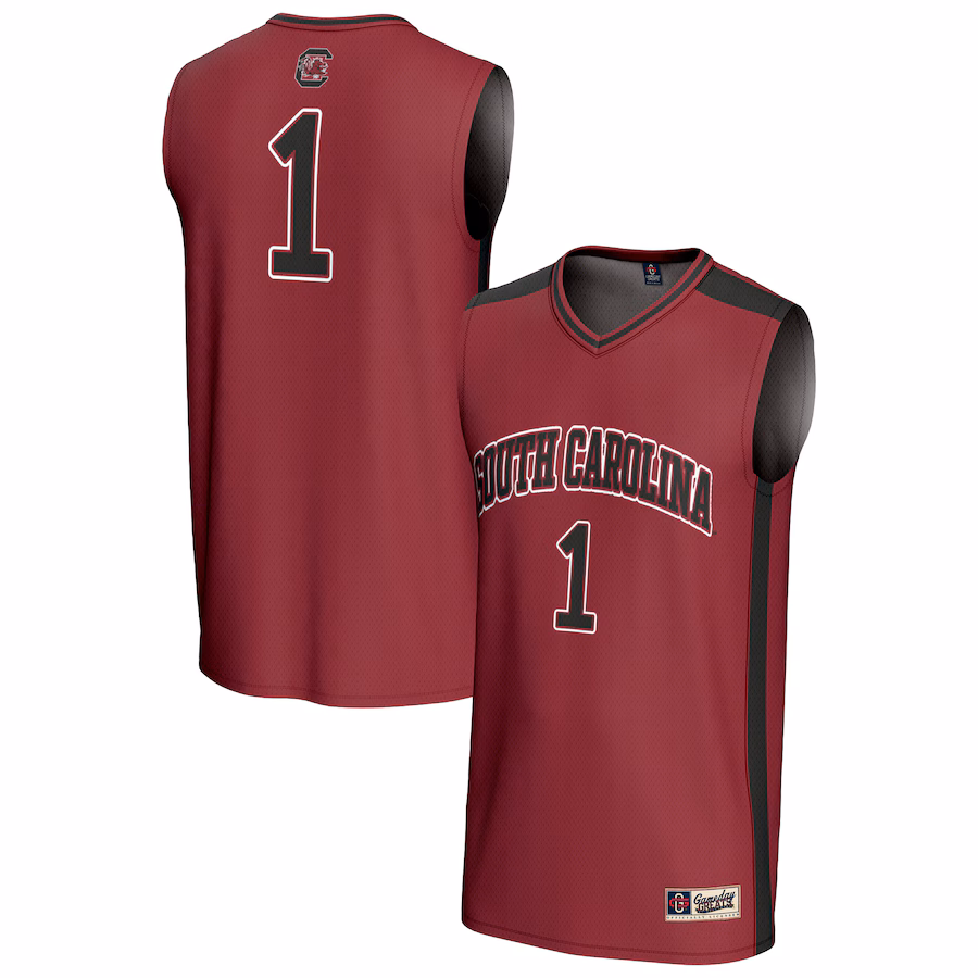 Youth GameDay Greats #1 Garnet South Carolina Gamecocks Lightweight Collegiate Basketball Fashion Jersey - Jersey
