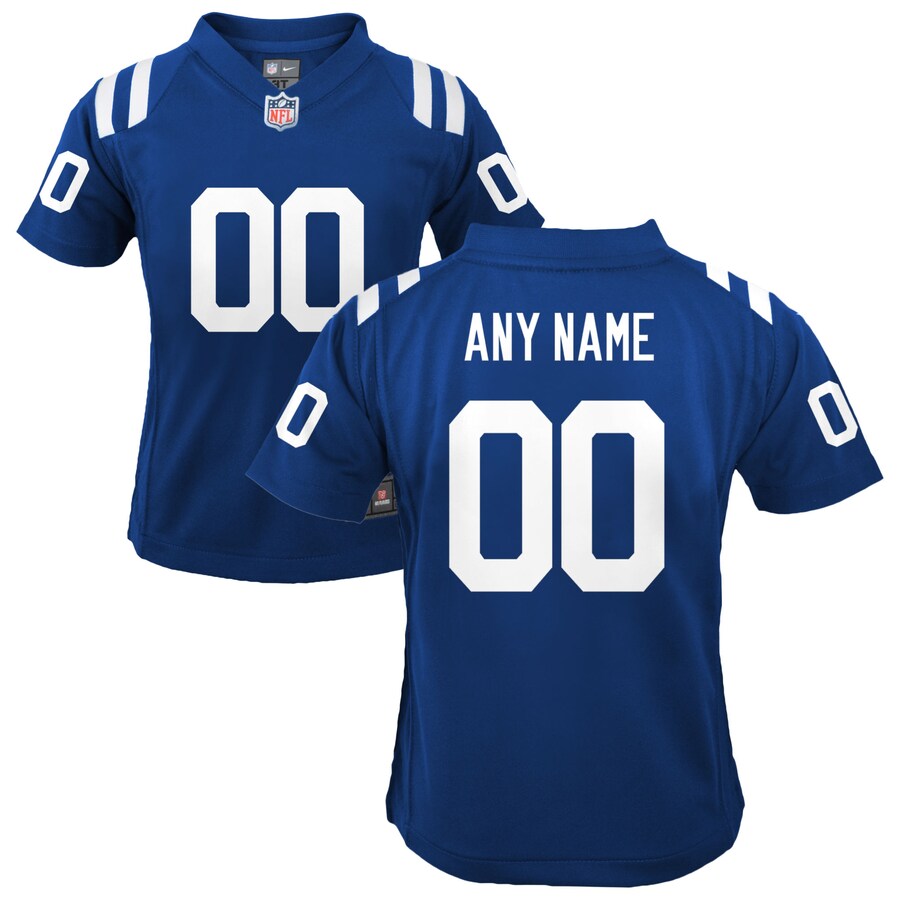 Youth Nike Indianapolis Colts Royal Custom Game Jersey - Jersey