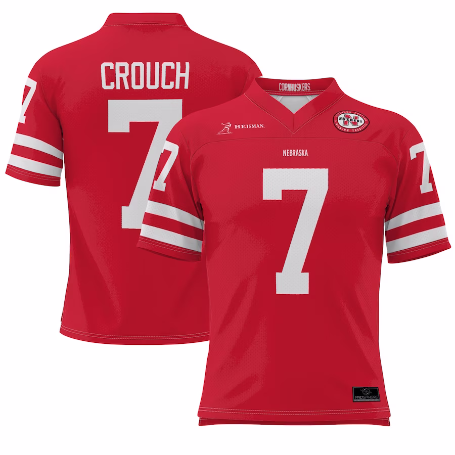 Eric Crouch Nebraska Huskers GameDay Greats Heisman Football Jersey - Scarlet - Jersey