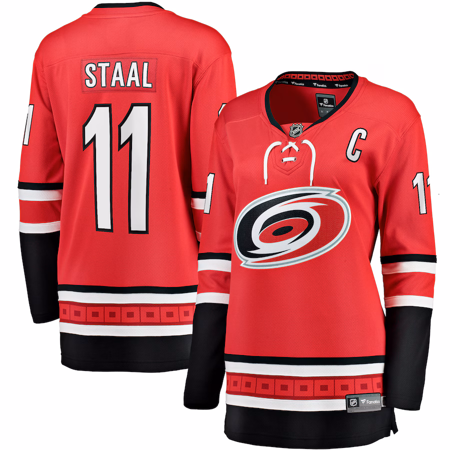 Women's Carolina Hurricanes Jordan Staal Fanatics Red Alternate Breakaway Player Jersey - Jersey