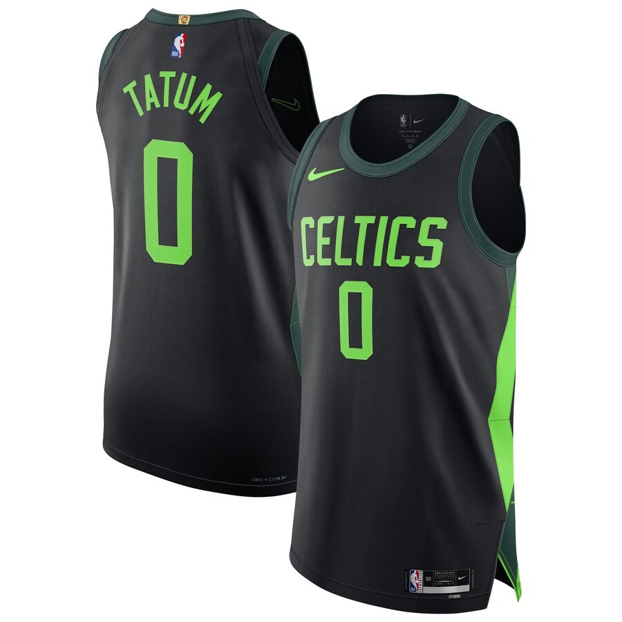 Men's Boston Celtics Jayson Tatum Nike Black 2024/25 Authentic Player Jersey - City Edition - Jersey