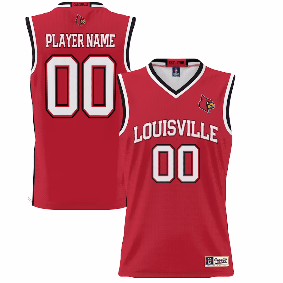 Louisville Cardinals GameDay Greats Youth NIL Pick-A-Player Women's Lightweight Basketball Jersey - Red - Jersey