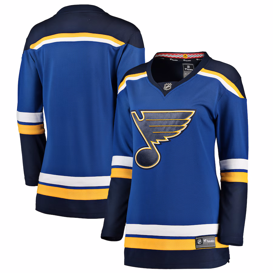 Women's St. Louis Blues Fanatics Blue Breakaway Home Jersey - Jersey