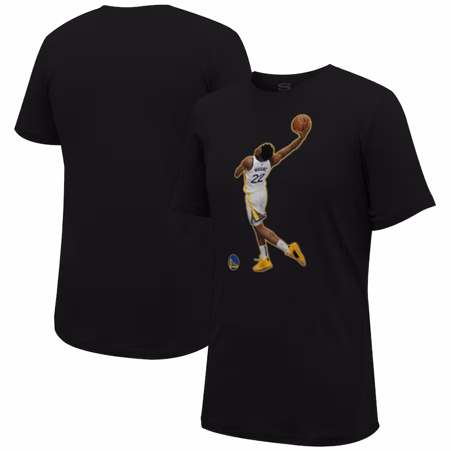Unisex Golden State Warriors Andrew Wiggins Stadium Essentials Black Bobblehead Night T-Shirt - Jersey