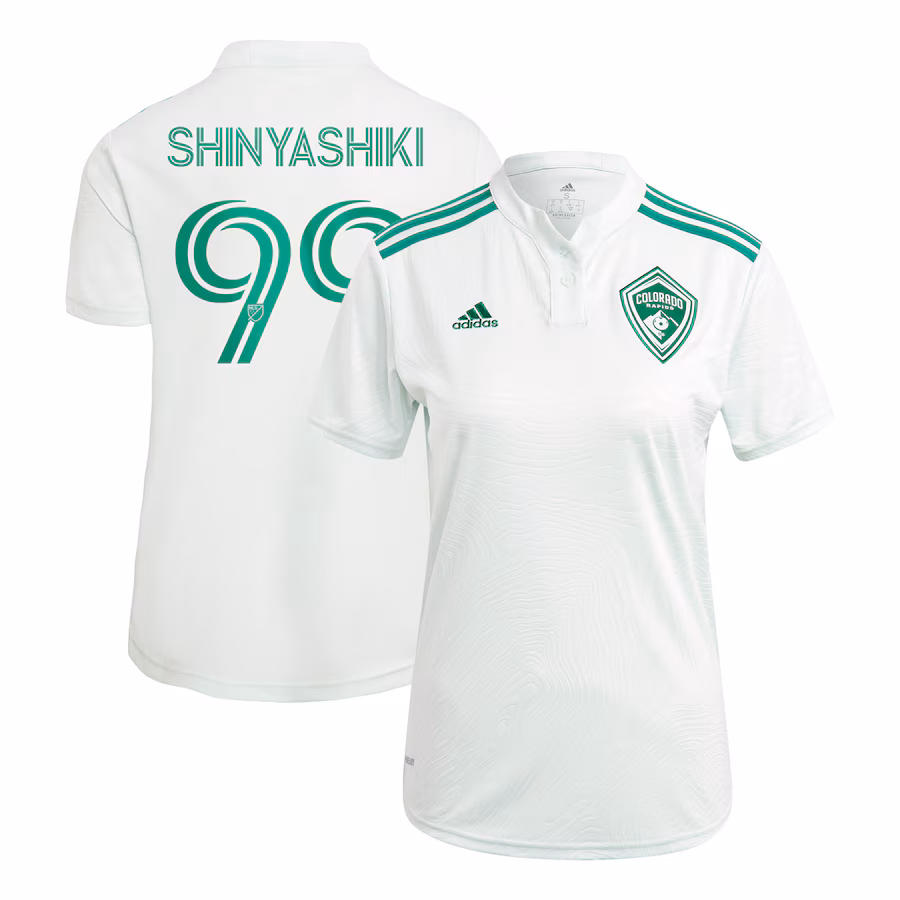 Women's Colorado Rapids Andre Shinyashiki adidas Green 2021 Class Five Replica Player Jersey - Jersey