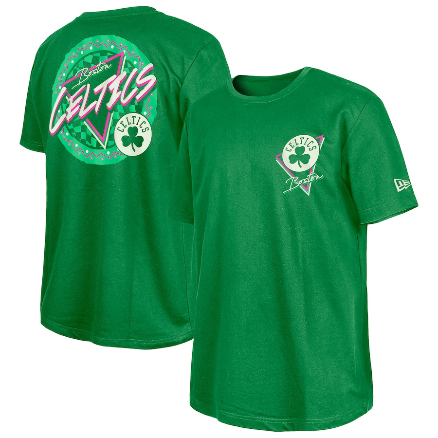 Boston Celtics  New Era Green Glow-in-the-Dark T-Shirt - Jersey