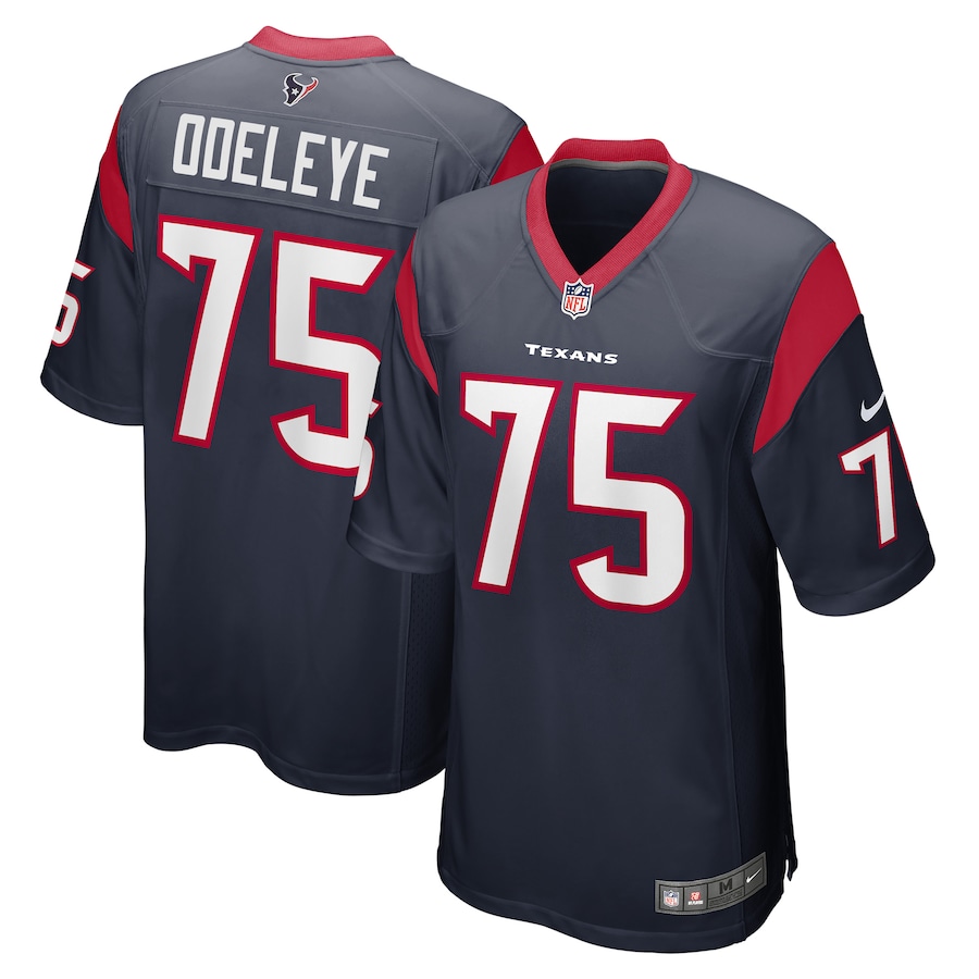 Men's Houston Texans Adedayo Odeleye Nike Navy Game Player Jersey - Jersey