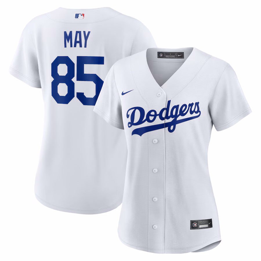 Women's Los Angeles Dodgers Dustin May Nike White Home Replica Jersey - Jersey