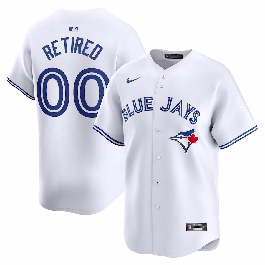 Men's Toronto Blue Jays Nike White Home Limited Pick-A-Player Retired Roster Jersey - Jersey