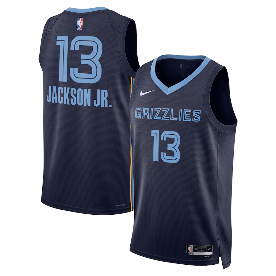 Unisex Memphis Grizzlies Jaren Jackson Jr. Nike Navy Swingman Jersey - Icon Edition - Jersey