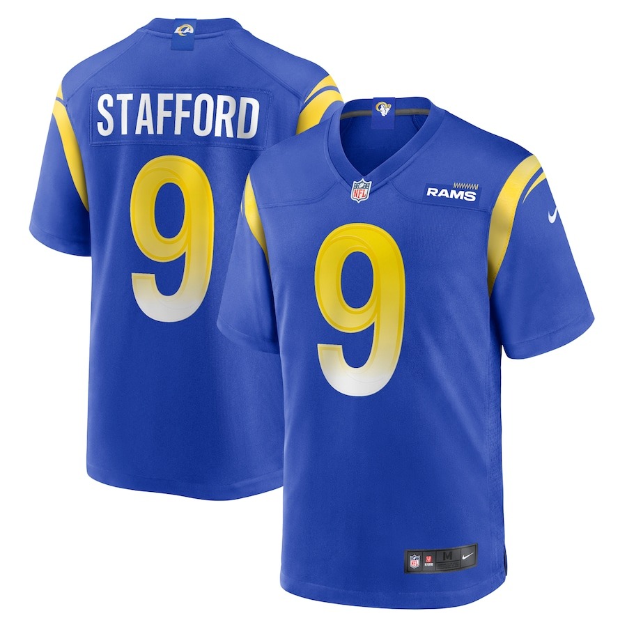 Men's Los Angeles Rams Matthew Stafford Nike Royal Player Game Jersey - Jersey