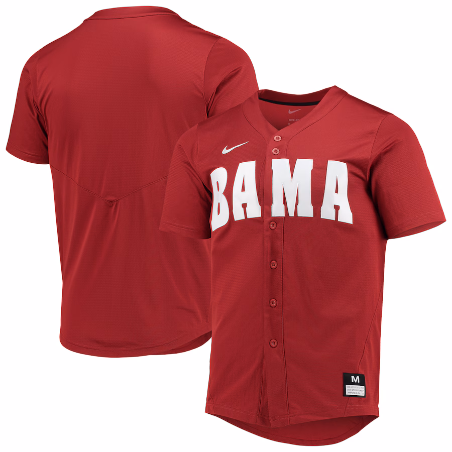 Men's Nike Crimson Alabama Crimson Tide Replica Baseball Jersey - Jersey