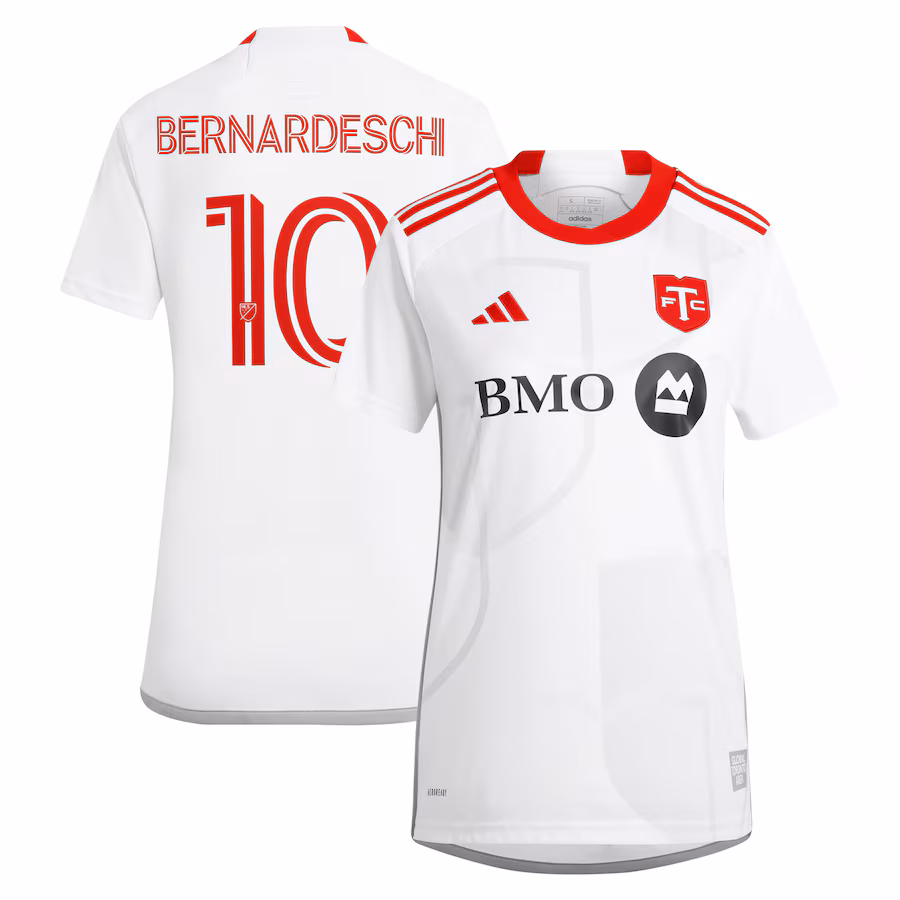 Women's Toronto FC Federico Bernardeschi adidas White 2024 GTA Kit Replica Player Jersey - Jersey