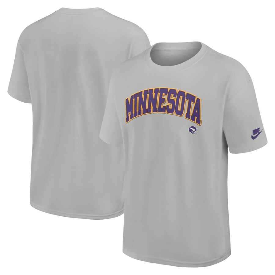 Men's Minnesota Vikings  Nike Silver Rewind Max90 Statement T-Shirt - Jersey