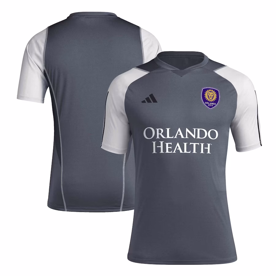 Men's Orlando City SC adidas Gray 2024 AEROREADY Training Jersey - Jersey