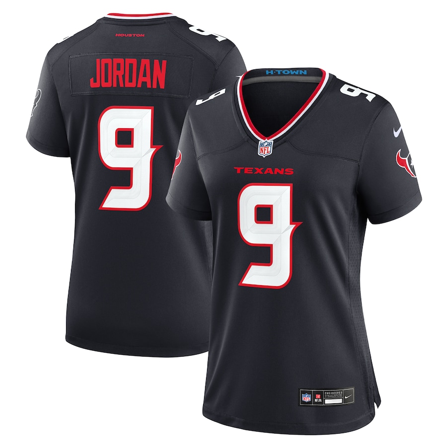 Women's Houston Texans Brevin Jordan Nike Navy Team Game Jersey - Jersey