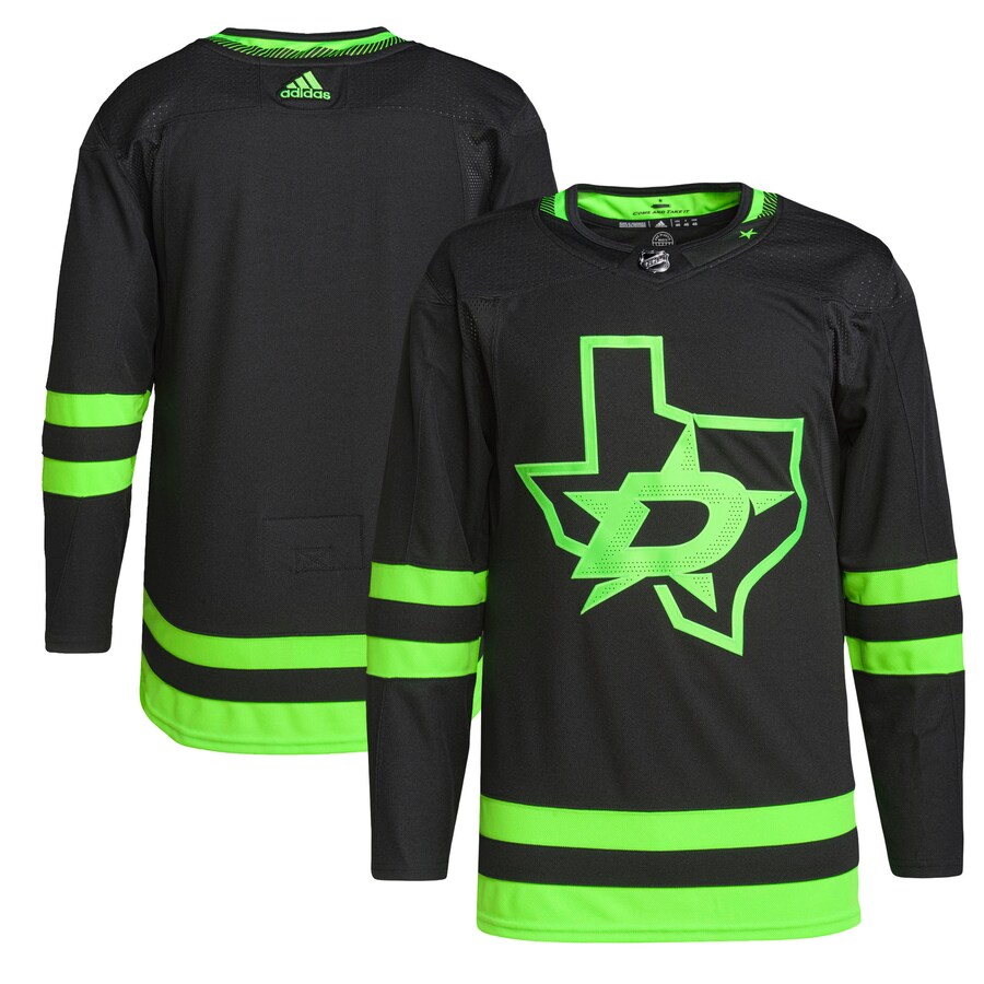 Men's Dallas Stars adidas Black Alternate Primegreen Authentic Pro Jersey - Jersey