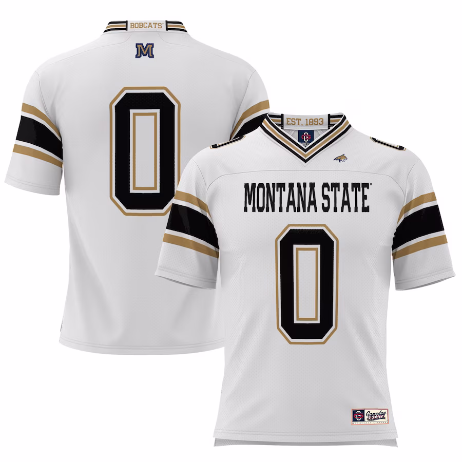 #0 Montana State Bobcats GameDay Greats Youth  Football Jersey – White - Jersey