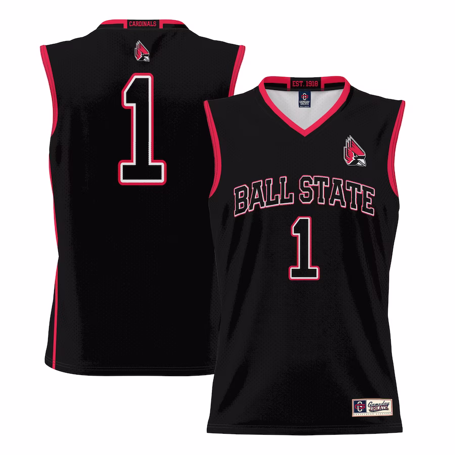 #70 Ball State Cardinals GameDay Greats Youth Lightweight Basketball Jersey - Black - Jersey
