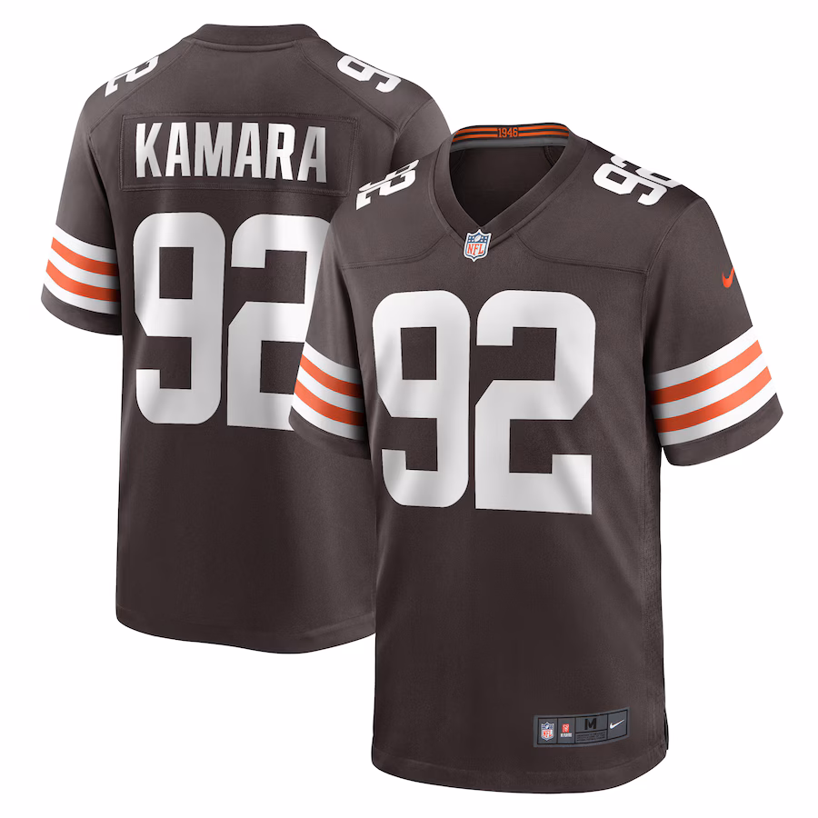 Men's Cleveland Browns Sam Kamara Nike  Brown Team Game Jersey - Jersey