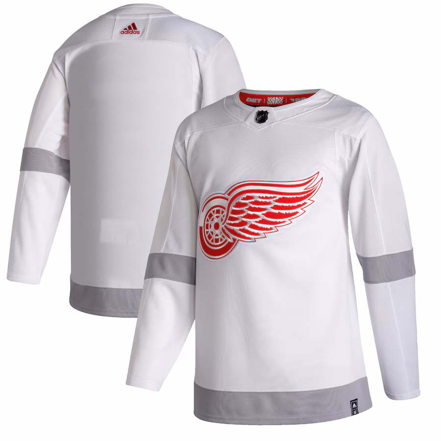 Men's Detroit Red Wings adidas White 2020/21 Reverse Retro Authentic Jersey - Jersey
