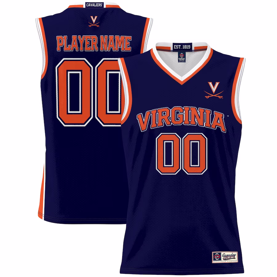 Virginia Cavaliers GameDay Greats Youth NIL Pick-A-Player Lightweight Women's Basketball Jersey - Navy - Jersey