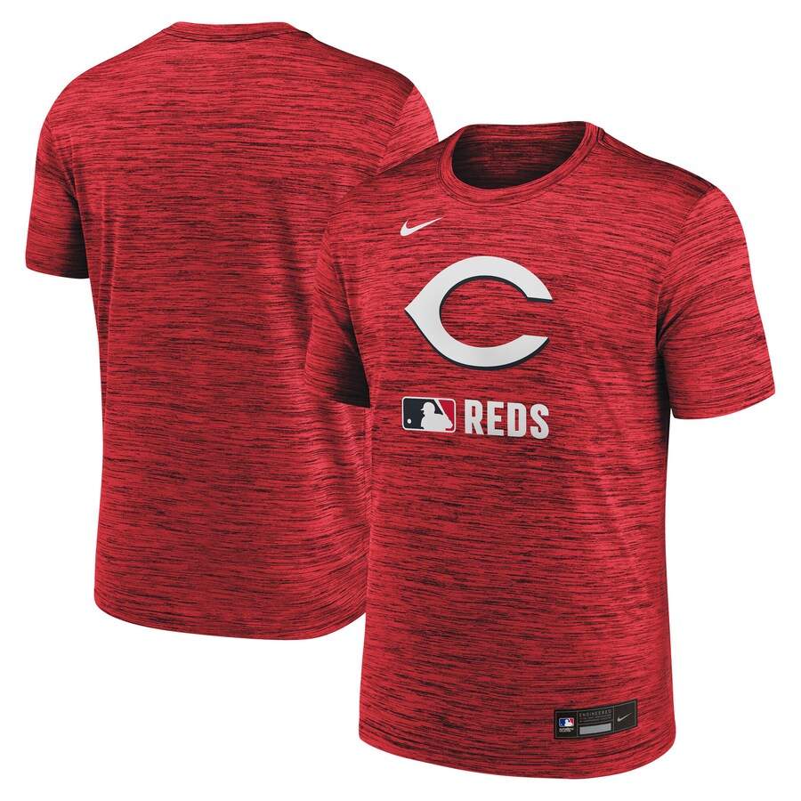 Men's Cincinnati Reds Nike Red Authentic Collection Velocity Performance Practice T-Shirt - Jersey