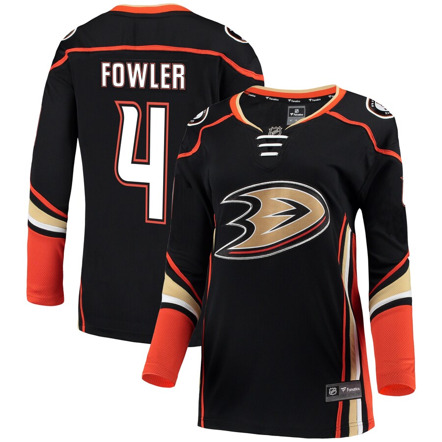 Women's Anaheim Ducks Cam Fowler Fanatics Branded Black Breakaway Jersey - Jersey