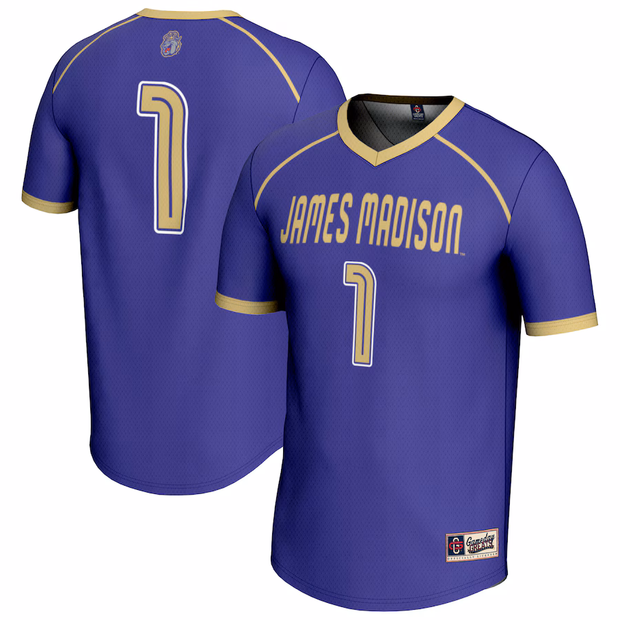 Unisex GameDay Greats #1 Purple James Madison Dukes Lightweight Women's Lacrosse Fashion Jersey - Jersey