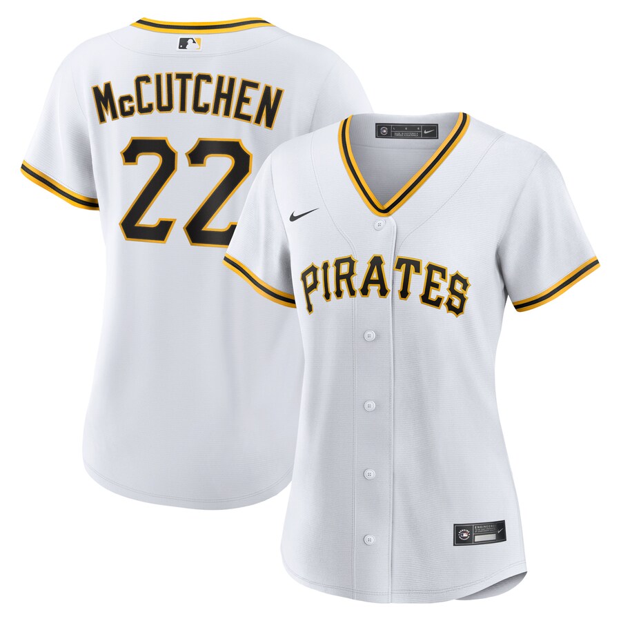 Women's Pittsburgh Pirates Andrew McCutchen Nike White Home Replica Player Jersey - Jersey