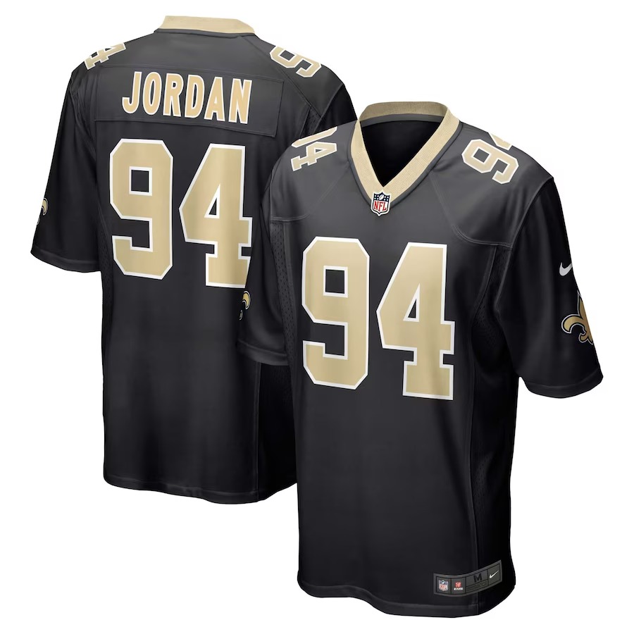 Men's New Orleans Saints Cameron Jordan Nike Black Game Jersey - Jersey