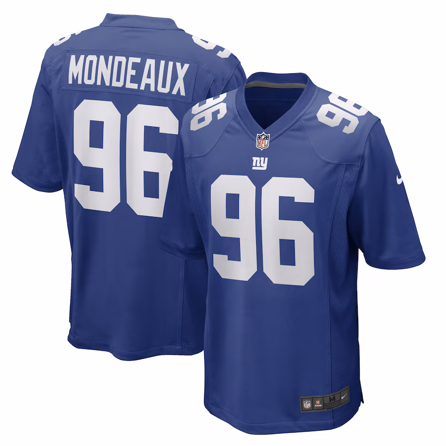 Men's New York Giants Henry Mondeaux Nike Royal Game Player Jersey - Jersey