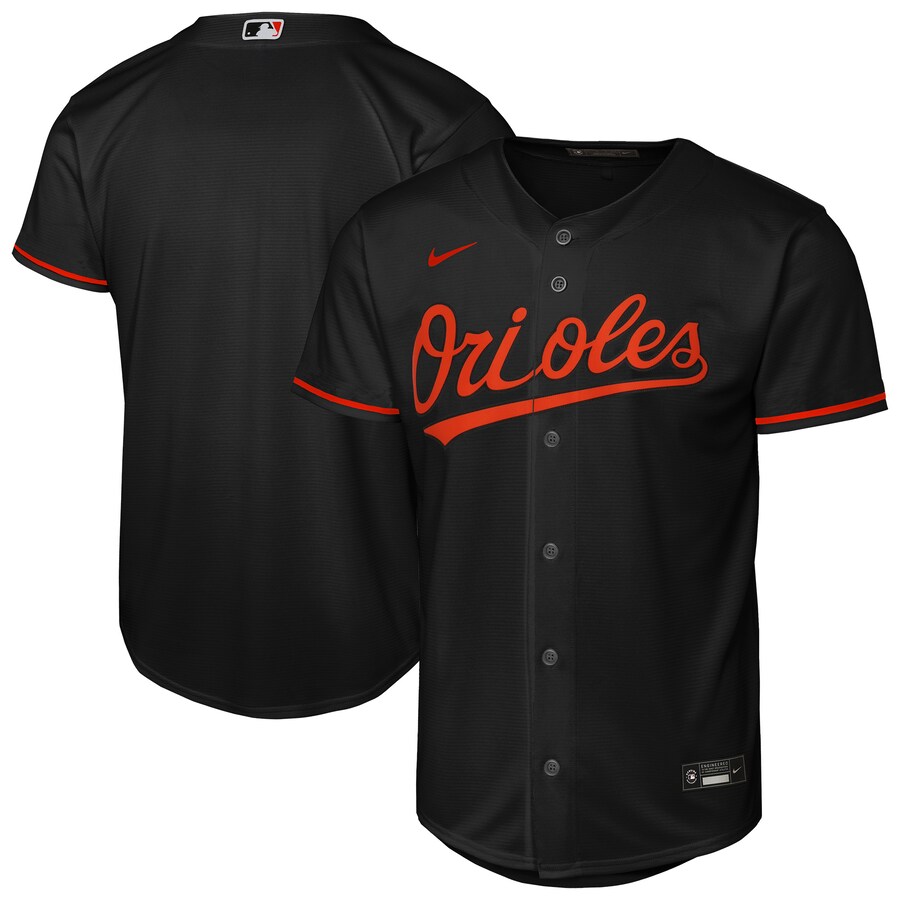 Youth Baltimore Orioles Nike Black Alternate Replica 2.0 Jersey - Jersey