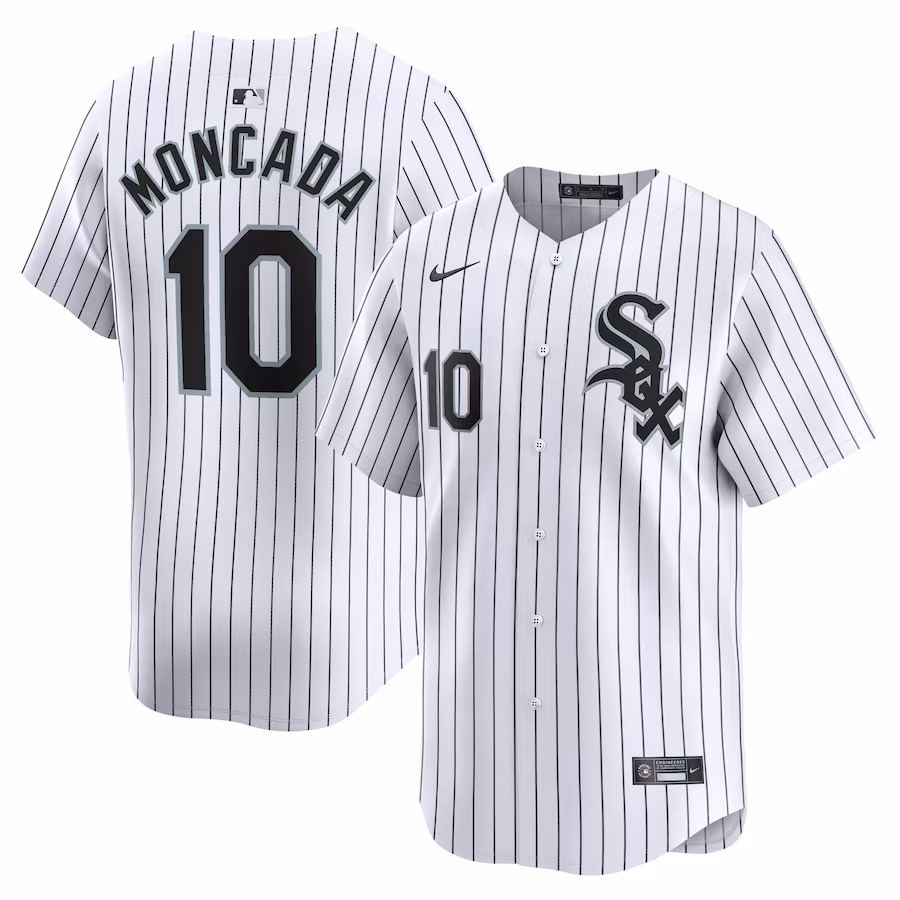 Men's Chicago White Sox Yoan Moncada Nike White Home Limited Player Jersey - Jersey