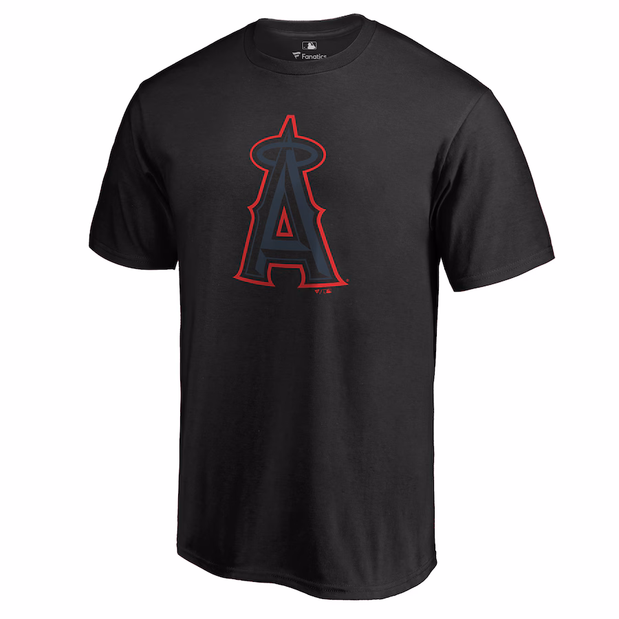 Men's Los Angeles Angels Black Taylor T-Shirt - Jersey
