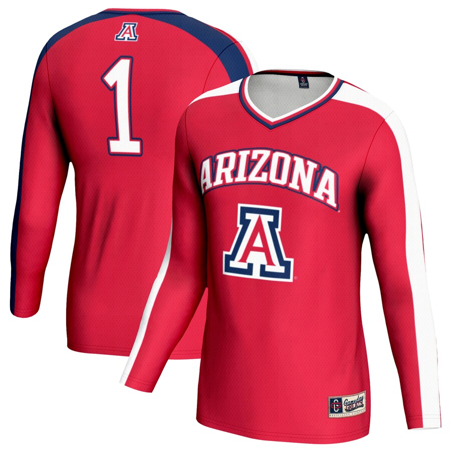 Youth GameDay Greats Red Arizona Wildcats Women's Volleyball Lightweight Fashion Jersey - Jersey