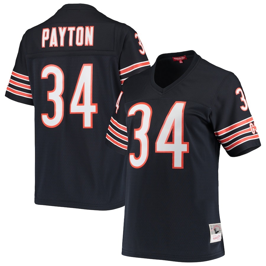 Women's Chicago Bears Walter Payton Mitchell & Ness Navy 1985 Legacy Replica Jersey - Jersey
