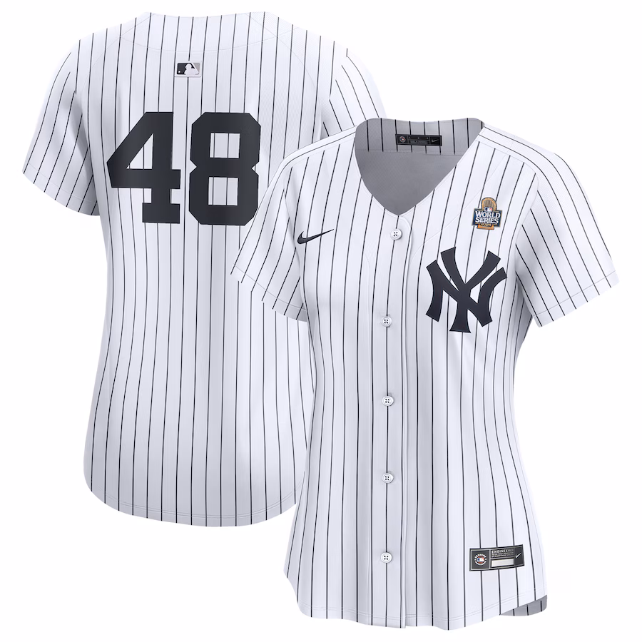 Women's New York Yankees Anthony Rizzo Nike White 2024 World Series Limited Player Jersey - Jersey