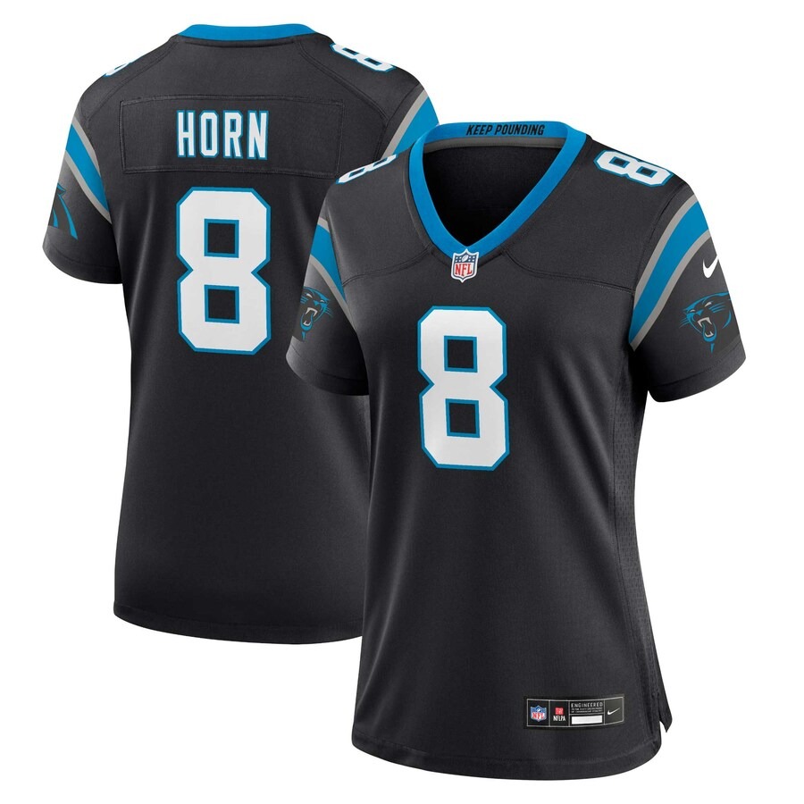 Women's Carolina Panthers Jaycee Horn Nike Black Player Jersey - Jersey