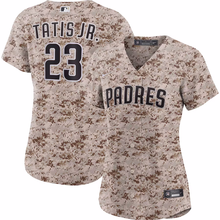 Women's San Diego Padres Fernando Tatis Jr. Nike Camo USMC Alternate Replica Player Jersey - Jersey