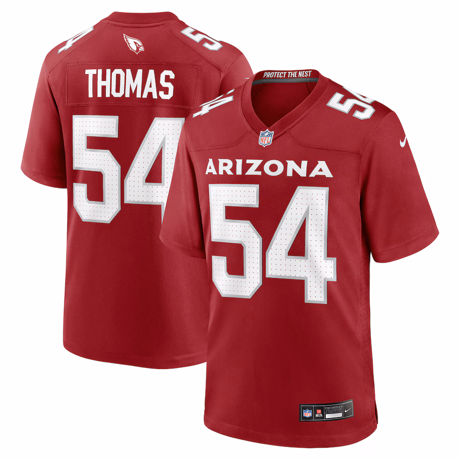 Men's Arizona Cardinals Xavier Thomas Nike Cardinal Team Game Jersey - Jersey