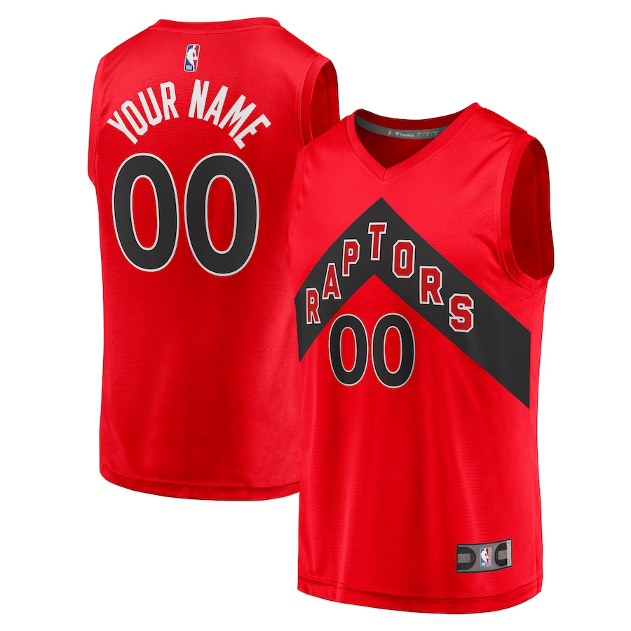 Youth Toronto Raptors Fanatics Red Fast Break Replica Custom Jersey - Icon Edition - Jersey