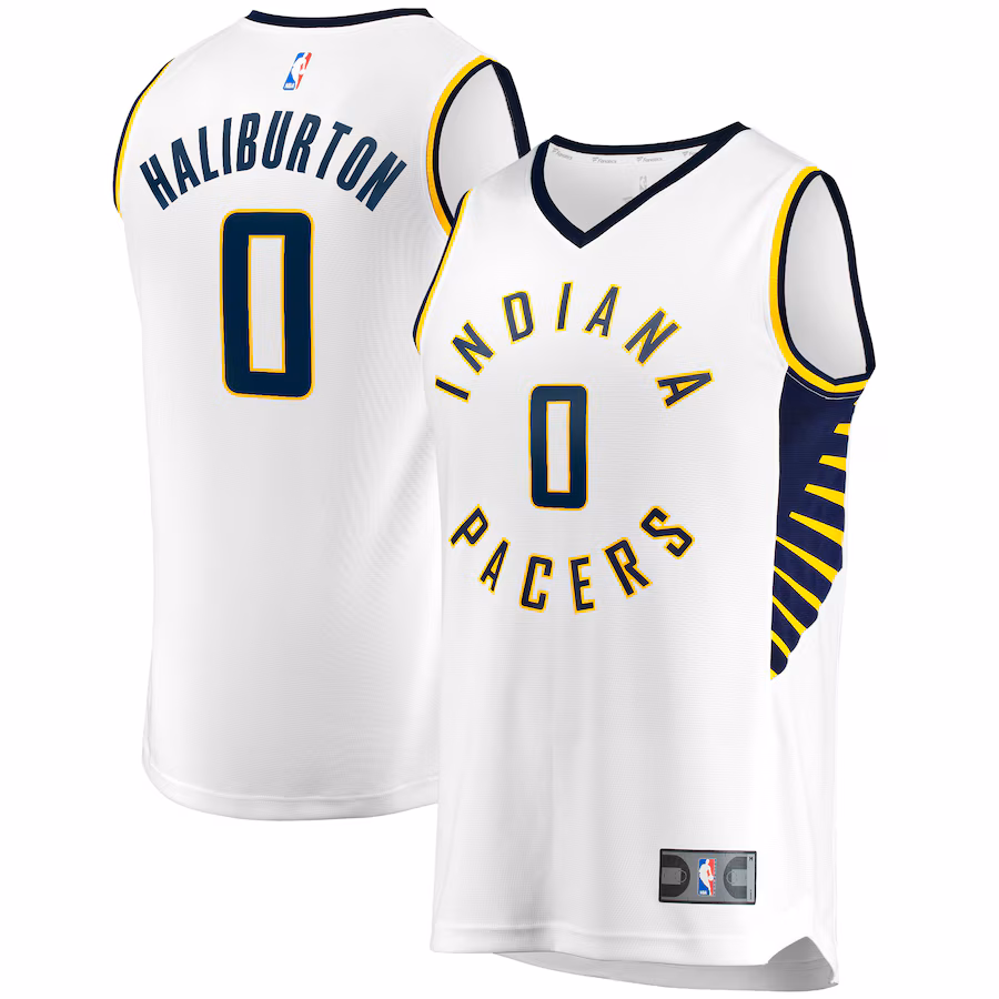 Youth Indiana Pacers Tyrese Haliburton Fanatics White Fast Break Replica Jersey - Association Edition - Jersey