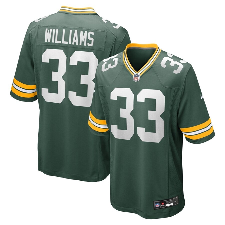 Men's Green Bay Packers Evan Williams Nike Green Game Jersey - Jersey