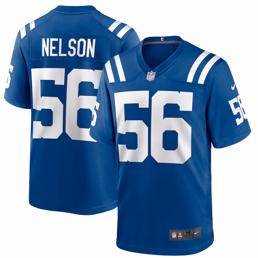 Men's Indianapolis Colts Quenton Nelson Nike Royal Game Player Jersey - Jersey