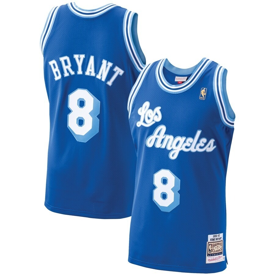 Men's Los Angeles Lakers Kobe Bryant Mitchell & Ness Royal 1996-97 Hardwood Classics Authentic Player Jersey - Jersey