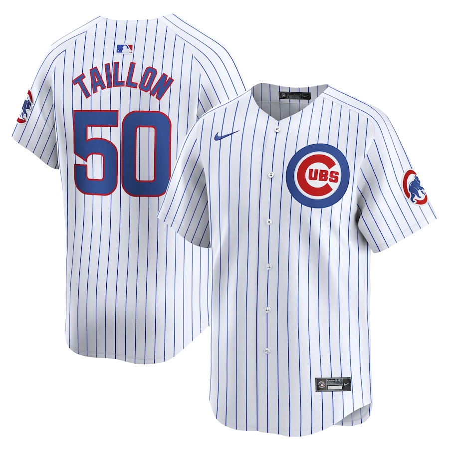 Men's Chicago Cubs Jameson Taillon Nike White Home Limited Player Jersey - Jersey